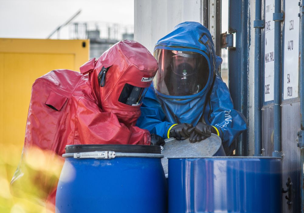 expert workers for biohazard cleanup services