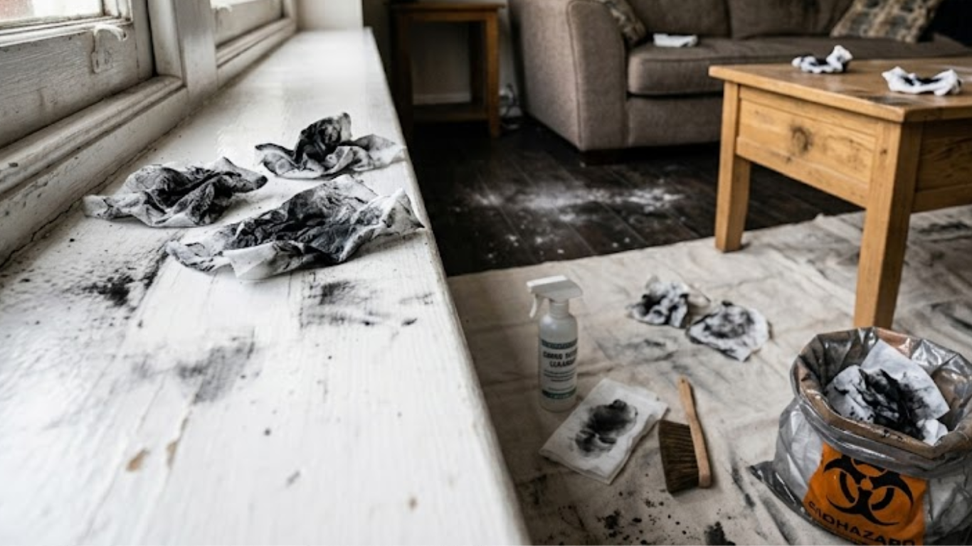 fingerprint dust cleanup